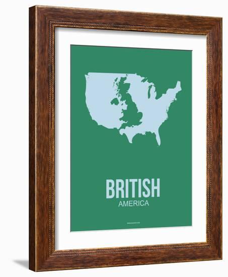 British America Poster 3-NaxArt-Framed Art Print