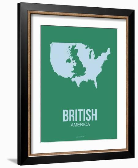 British America Poster 3-NaxArt-Framed Art Print