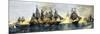 British and American Ships Engaged in the Battle of Lake Erie, 1813-null-Mounted Giclee Print