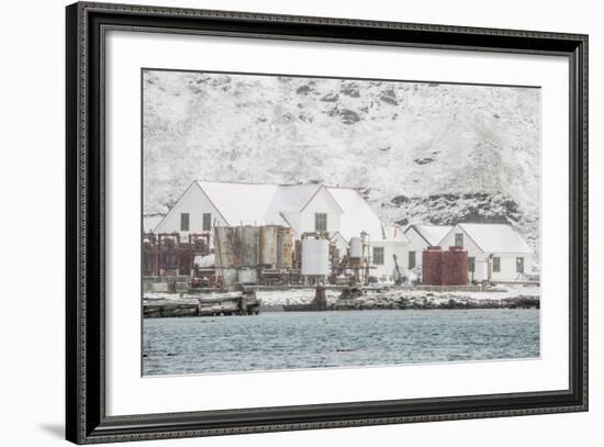 British Antarctic Survey Research Station-Michael Nolan-Framed Photographic Print