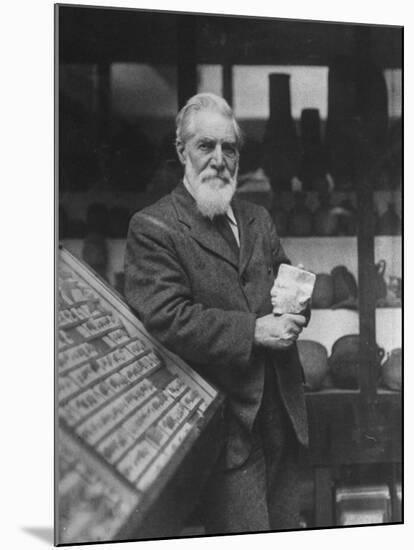 British Archaeologist and Egyptologist Sir Flinders Petrie-null-Mounted Premium Photographic Print