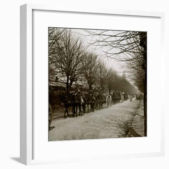 British army, Blérancourt, northern France, c1914-c1918-Unknown-Framed Photographic Print