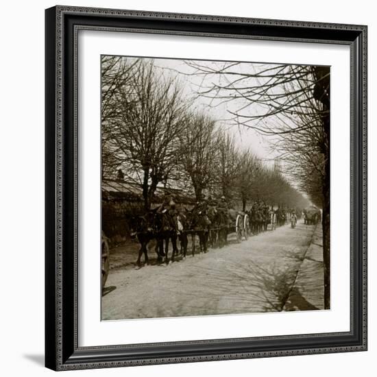 British army, Blérancourt, northern France, c1914-c1918-Unknown-Framed Photographic Print