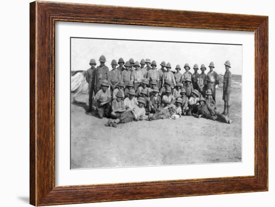 British Army C Group Detachment, Mesopotamia, Wwi, 1918-null-Framed Giclee Print