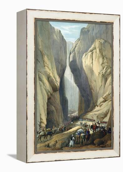 British Army Entering the Bolan Pass from Dadur, First Anglo-Afghan War, 1838-1842-James Atkinson-Framed Premier Image Canvas