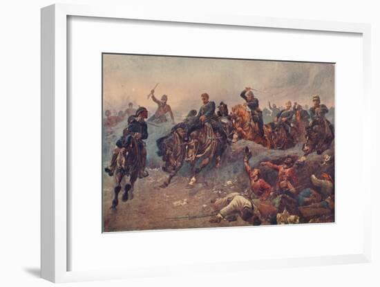 'British Artillery Entering the Enemy's Lines at Tel-el-Kebir, Egypt, 1882', 1883-Unknown-Framed Giclee Print