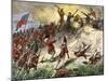 British Assault on the American Position Atop Breed's Hill, Battle of Bunker Hill, c.1775-null-Mounted Giclee Print