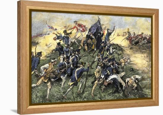 British Attack on Savannah, Georgia, 1779, American Revolution-null-Framed Premier Image Canvas