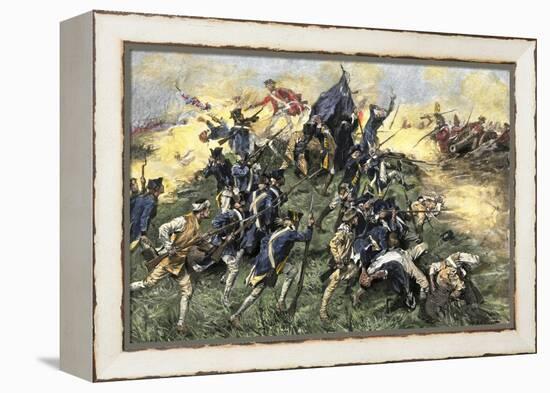 British Attack on Savannah, Georgia, 1779, American Revolution-null-Framed Premier Image Canvas