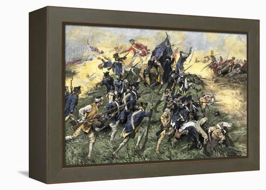 British Attack on Savannah, Georgia, 1779, American Revolution-null-Framed Premier Image Canvas
