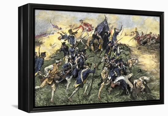 British Attack on Savannah, Georgia, 1779, American Revolution-null-Framed Premier Image Canvas