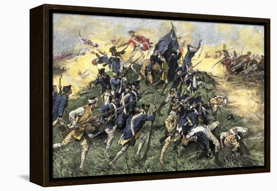 British Attack on Savannah, Georgia, 1779, American Revolution-null-Framed Premier Image Canvas