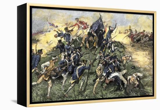 British Attack on Savannah, Georgia, 1779, American Revolution-null-Framed Premier Image Canvas