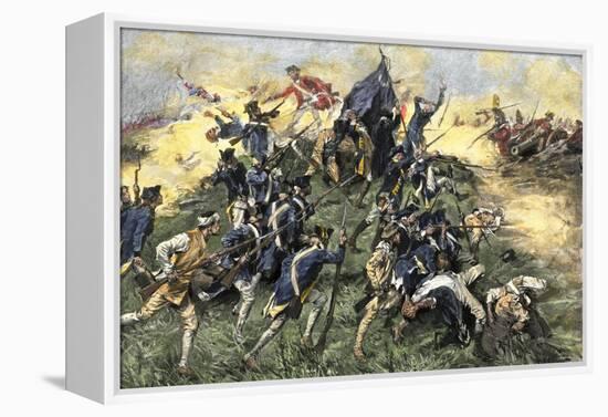 British Attack on Savannah, Georgia, 1779, American Revolution-null-Framed Premier Image Canvas