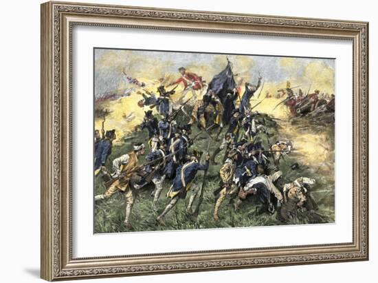 British Attack on Savannah, Georgia, 1779, American Revolution-null-Framed Giclee Print
