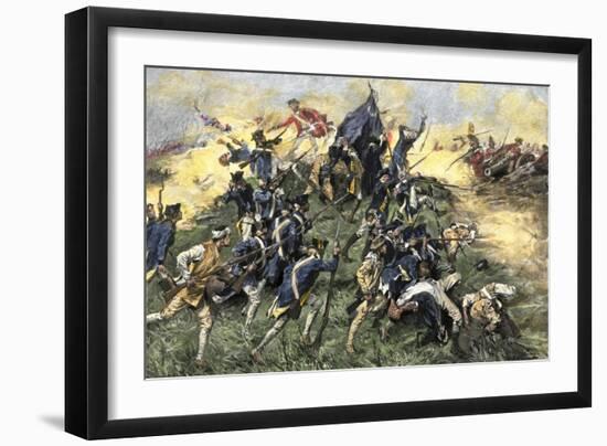 British Attack on Savannah, Georgia, 1779, American Revolution-null-Framed Giclee Print