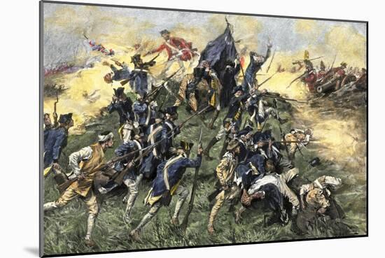 British Attack on Savannah, Georgia, 1779, American Revolution-null-Mounted Giclee Print