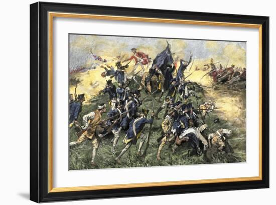 British Attack on Savannah, Georgia, 1779, American Revolution-null-Framed Giclee Print