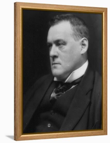 British Author and Historian Hilaire Belloc, Photographed by E. O. Hoppe-E^O^ Hoppe-Framed Premier Image Canvas