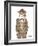 British Bulldog in Tweed Suit-Olga Angellos-Framed Art Print