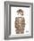 British Bulldog in Tweed Suit-Olga Angellos-Framed Art Print