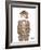 British Bulldog in Tweed Suit-Olga Angellos-Framed Art Print