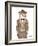 British Bulldog in Tweed Suit-Olga Angellos-Framed Art Print