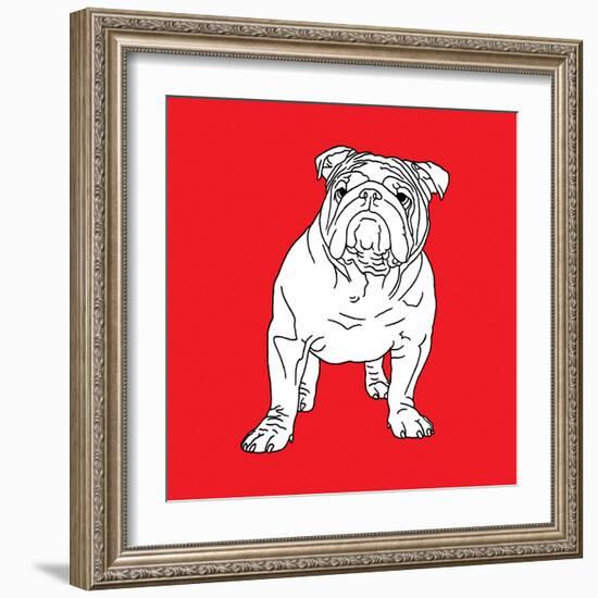 British Bulldog-Anna Nyberg-Framed Art Print