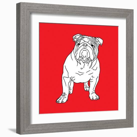 British Bulldog-Anna Nyberg-Framed Art Print