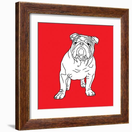 British Bulldog-Anna Nyberg-Framed Art Print