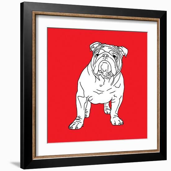 British Bulldog-Anna Nyberg-Framed Art Print