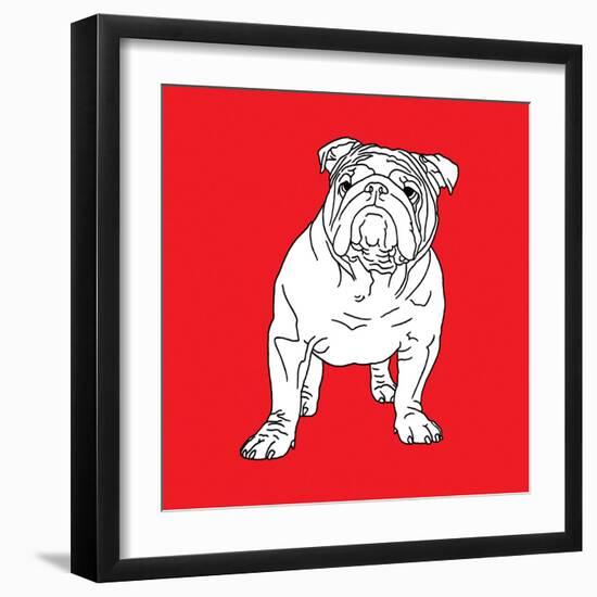 British Bulldog-Anna Nyberg-Framed Art Print