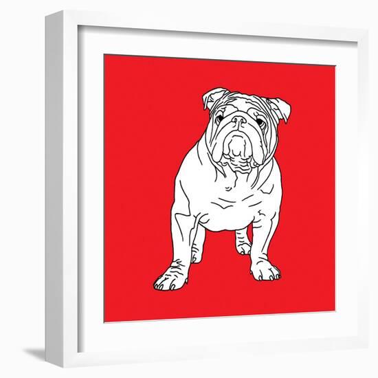 British Bulldog-Anna Nyberg-Framed Art Print