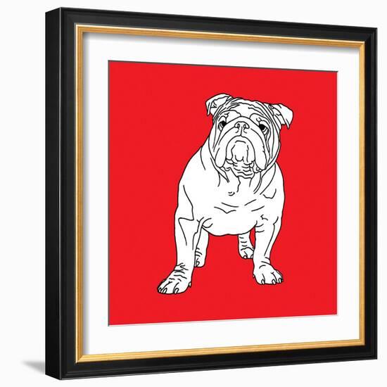 British Bulldog-Anna Nyberg-Framed Art Print