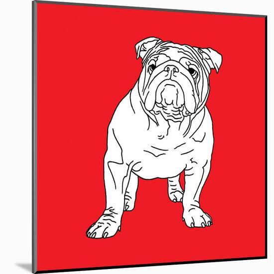 British Bulldog-Anna Nyberg-Mounted Giclee Print