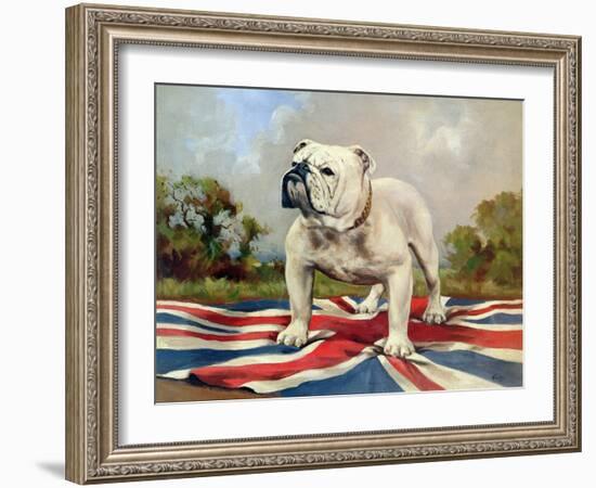 British Bulldog-null-Framed Giclee Print