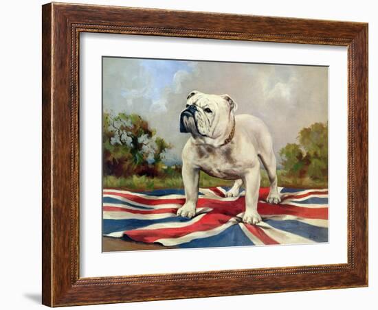 British Bulldog-null-Framed Giclee Print