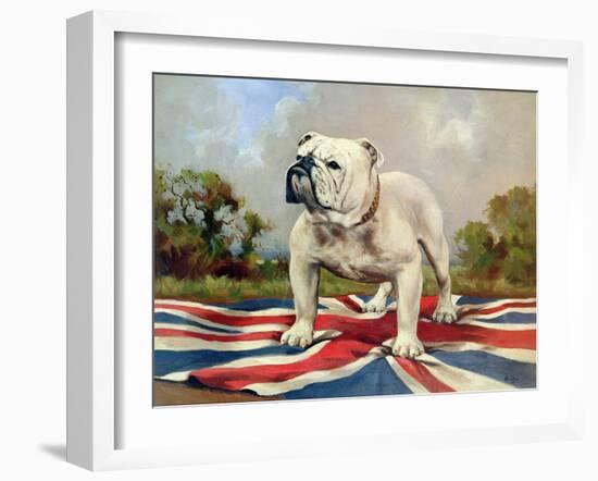 British Bulldog-null-Framed Giclee Print