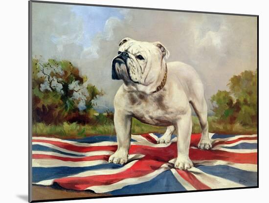 British Bulldog-null-Mounted Giclee Print