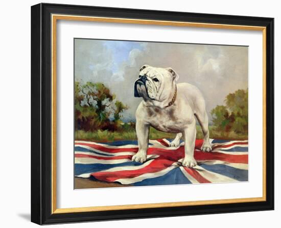 British Bulldog-null-Framed Giclee Print