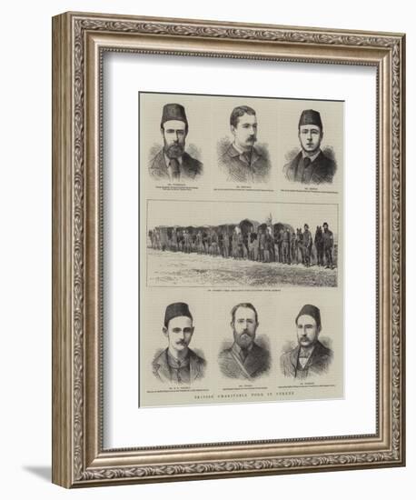 British Charitable Work in Turkey-Alfred Chantrey Corbould-Framed Giclee Print