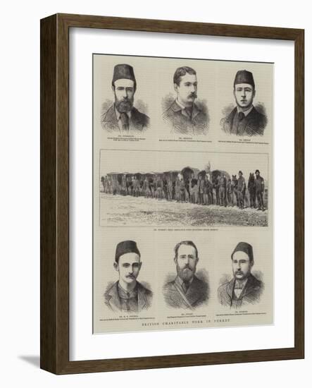 British Charitable Work in Turkey-Alfred Chantrey Corbould-Framed Giclee Print