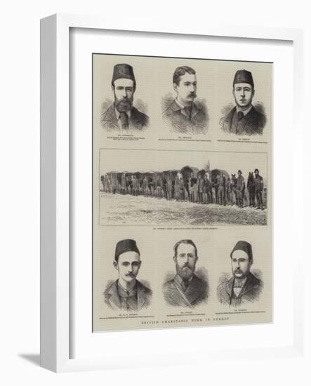 British Charitable Work in Turkey-Alfred Chantrey Corbould-Framed Giclee Print