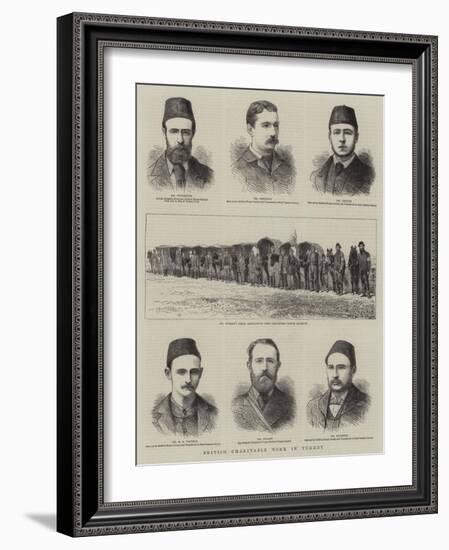 British Charitable Work in Turkey-Alfred Chantrey Corbould-Framed Giclee Print