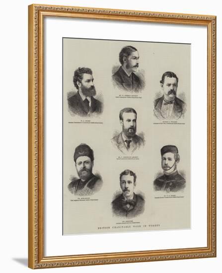 British Charitable Work in Turkey-null-Framed Giclee Print