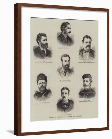 British Charitable Work in Turkey-null-Framed Giclee Print