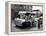 British Children Gather Round the Ice Cream Van in the Summer of 1963-null-Framed Premier Image Canvas