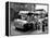 British Children Gather Round the Ice Cream Van in the Summer of 1963-null-Framed Premier Image Canvas