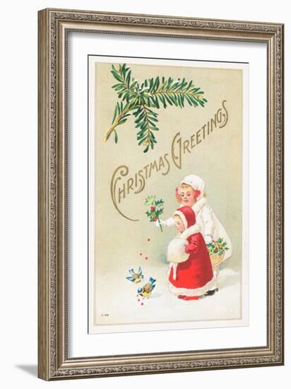 British Christmas Card-null-Framed Giclee Print