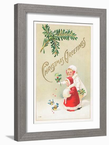 British Christmas Card-null-Framed Giclee Print